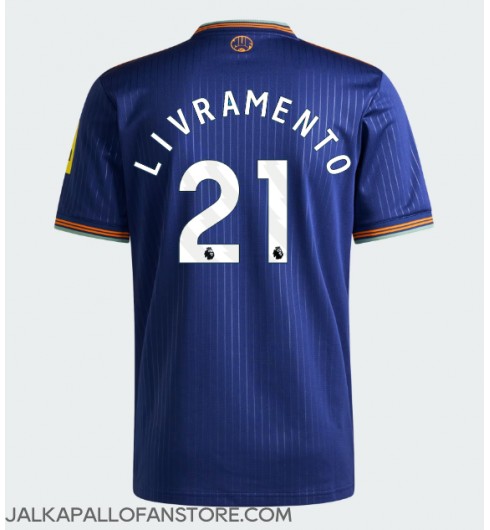 Newcastle United Tino Livramento #21 Kolmaspaita 2025-26 Lyhythihainen Newcastle United Tino Livramento #21 Kolmaspaita 2025-26 Lyhythihainen